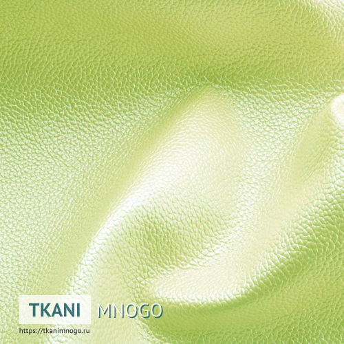 Фото материала 105(арт.) Кожа искусственная - внешний вид, цвет зеленый, рисунок однотонный, производитель Китай