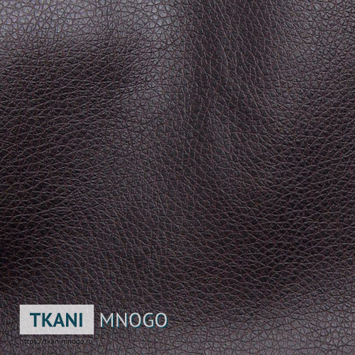 Фото ткани A-51 Кожа искусственная крупным планом, цвет черный, рисунок однотонный, производитель Китай