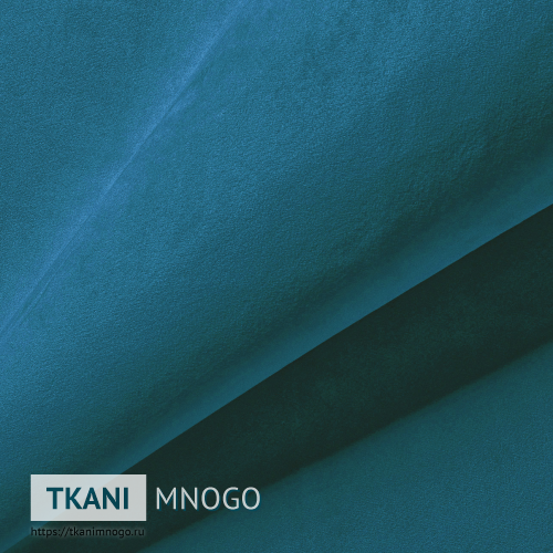 Фото фактуры велюра “CF041-25” (однотонный синий)