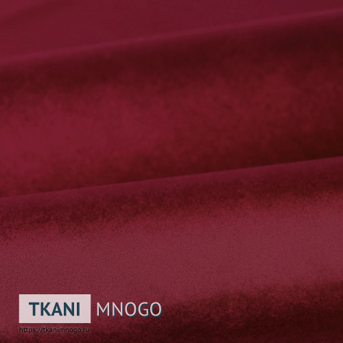 Фото “ YD-19” (однотонный бордовый) - материала бархата