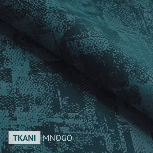 Фото обивки велюра “76” (узор синий)