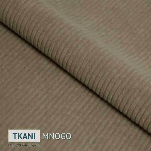 Фото ткани велюра “TZFBR-2” (однотонный коричневый)