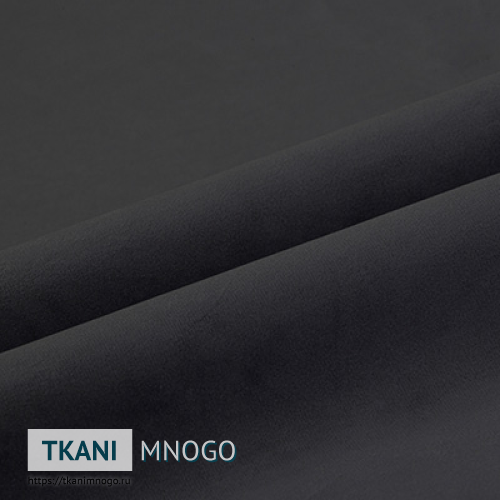 Фото “15” (однотонный серый) - внешнего вида бархата