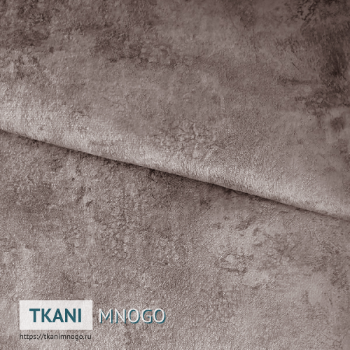 Фото внешнего вида велюра “14” (узор коричневый)