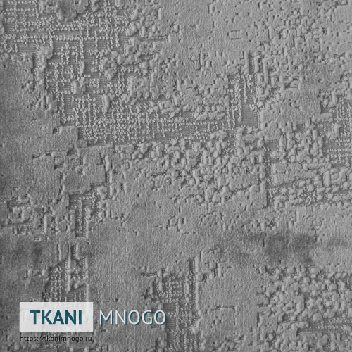 Фото ткани велюра “16” (узор серый)