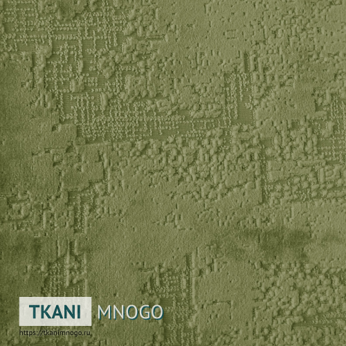 Фото внешнего вида велюра “13” (узор зеленый)