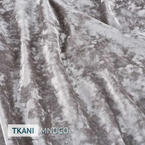 Фото фактуры велюра “4” (однотонный серый)