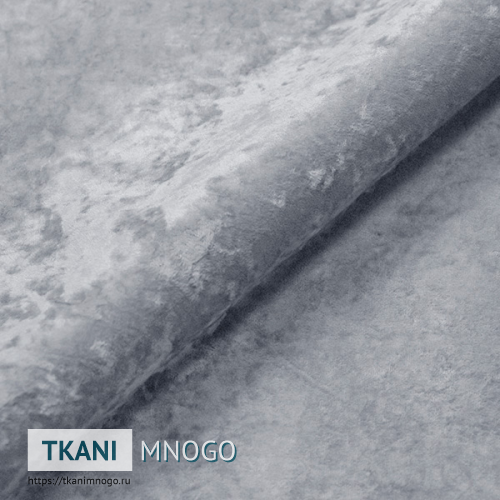 Фото обивки велюра “20” (однотонный серый)