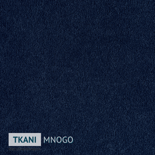 Фото ткани велюра “19” (однотонный синий)