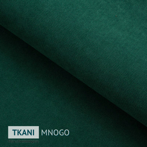 Фото внешнего вида велюра “72” (однотонный зеленый)